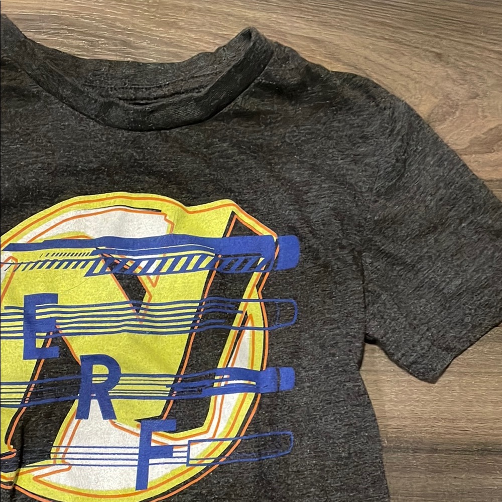 Nerf Gray and Yellow Short Sleeve Tee